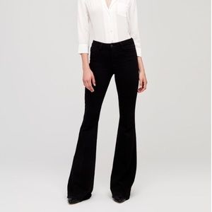 L’AGENCE black solana big flare jean